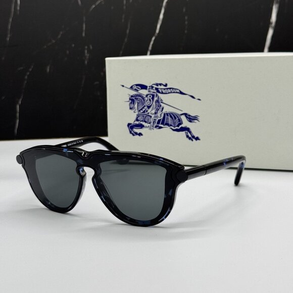 NEW BURBERRY BE4427 4111/87 UNISEX HAVANA BLUE SUNGLASSES BURBERRY BE4427 411187 main image 11